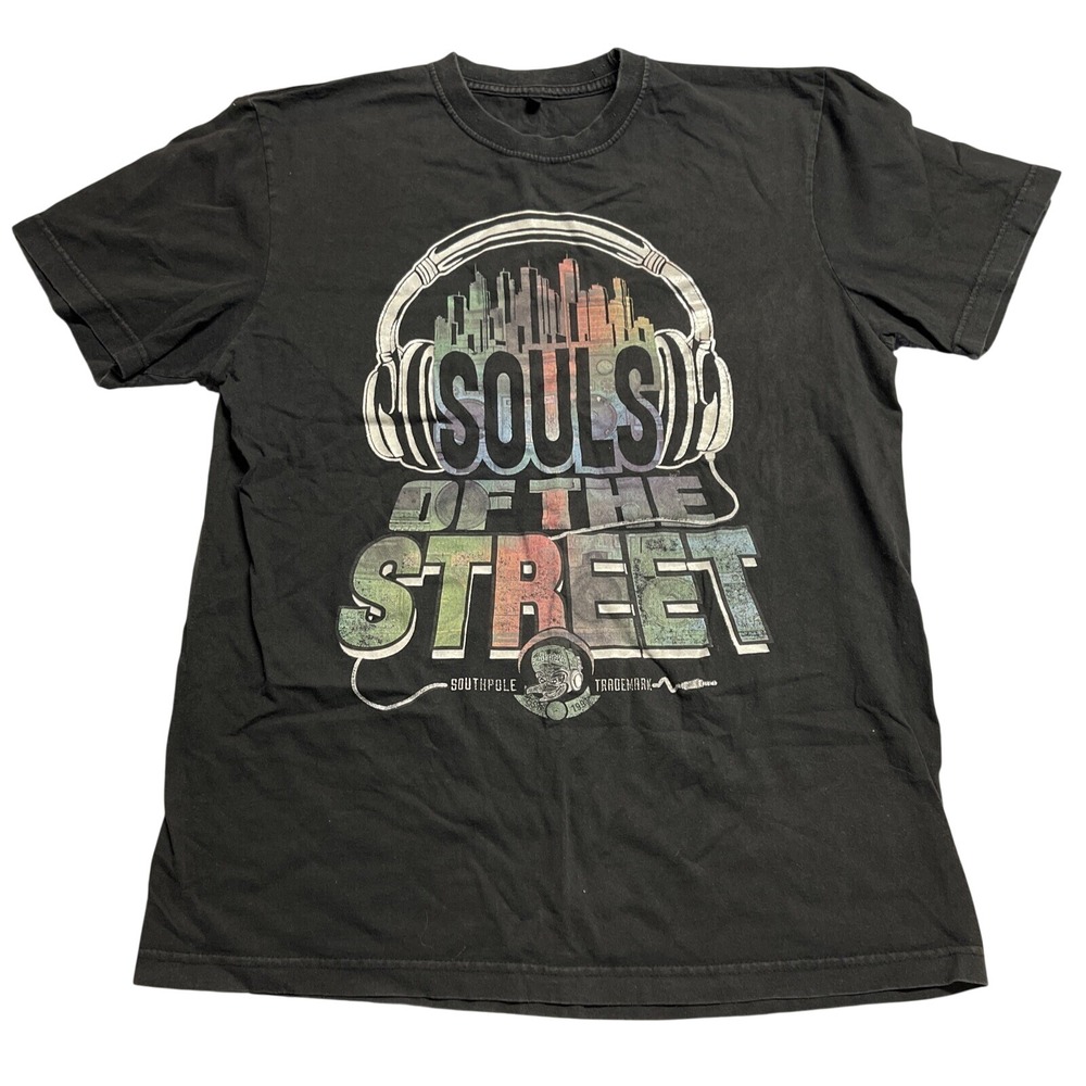 Y2K Southpole‎ Graphic T-Shirt Headphones Souls Street Men's L